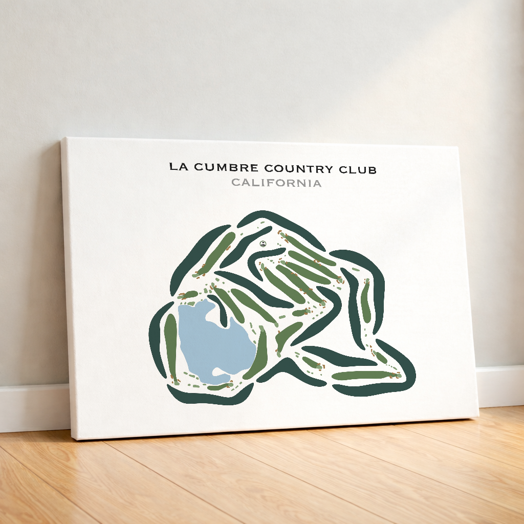 La Cumbre Country Club, California - Printed Golf Courses