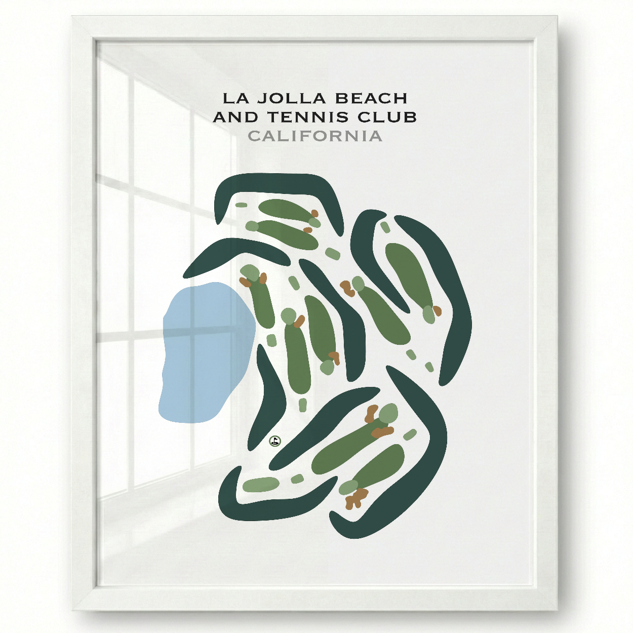 La Jolla Beach & Tennis Club, California - Printed Golf Courses