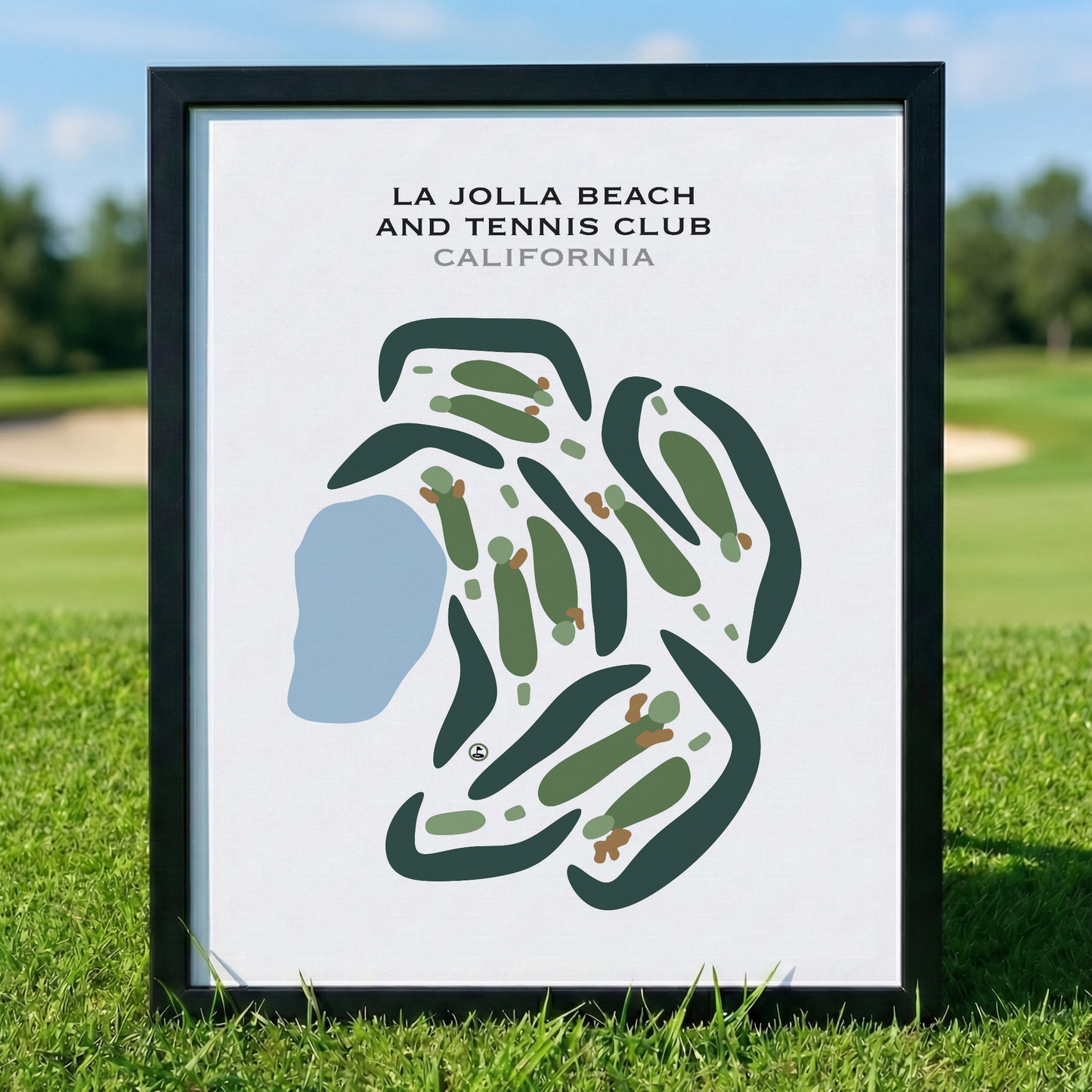 La Jolla Beach & Tennis Club, California - Printed Golf Courses