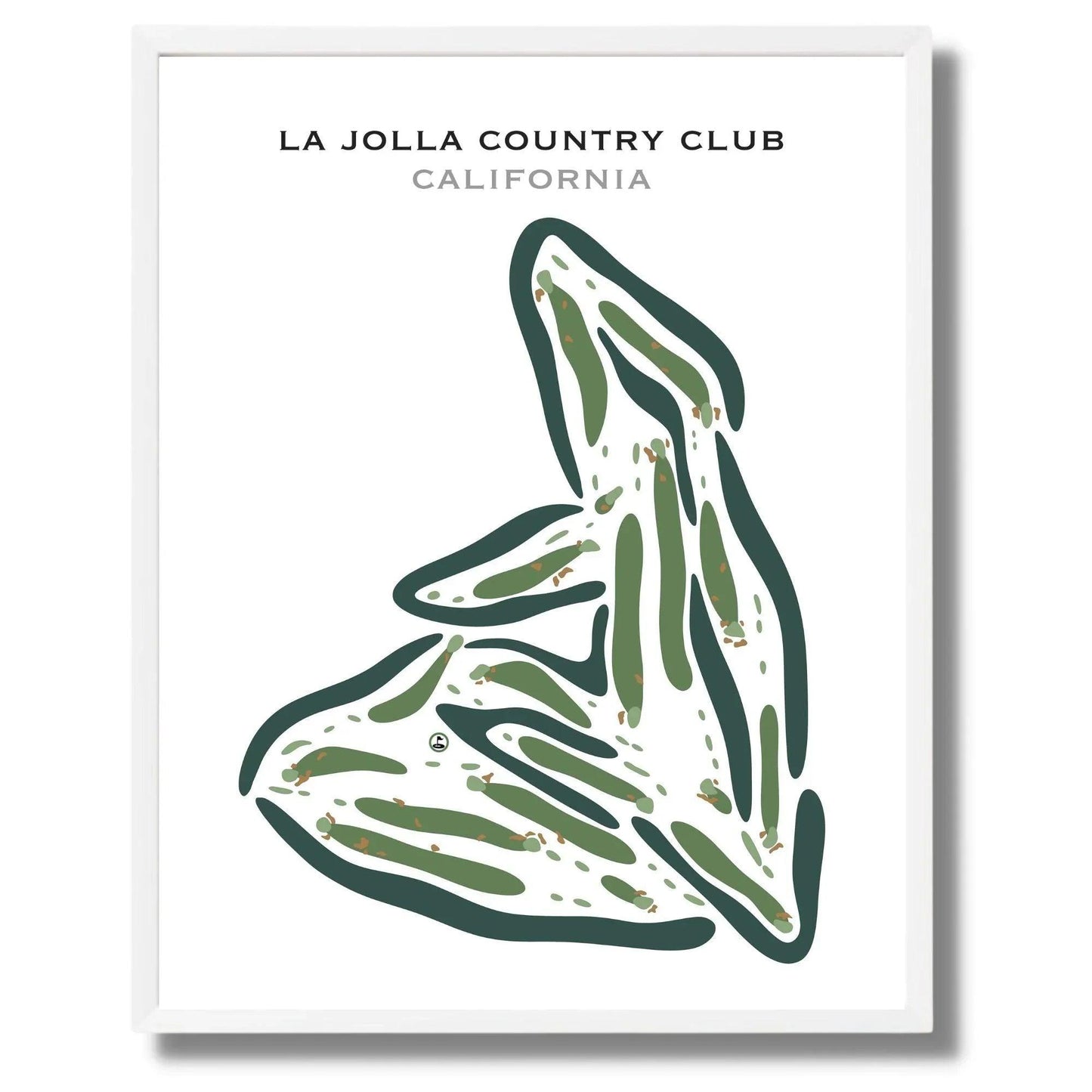 La Jolla Country Club, California - Printed Golf Courses