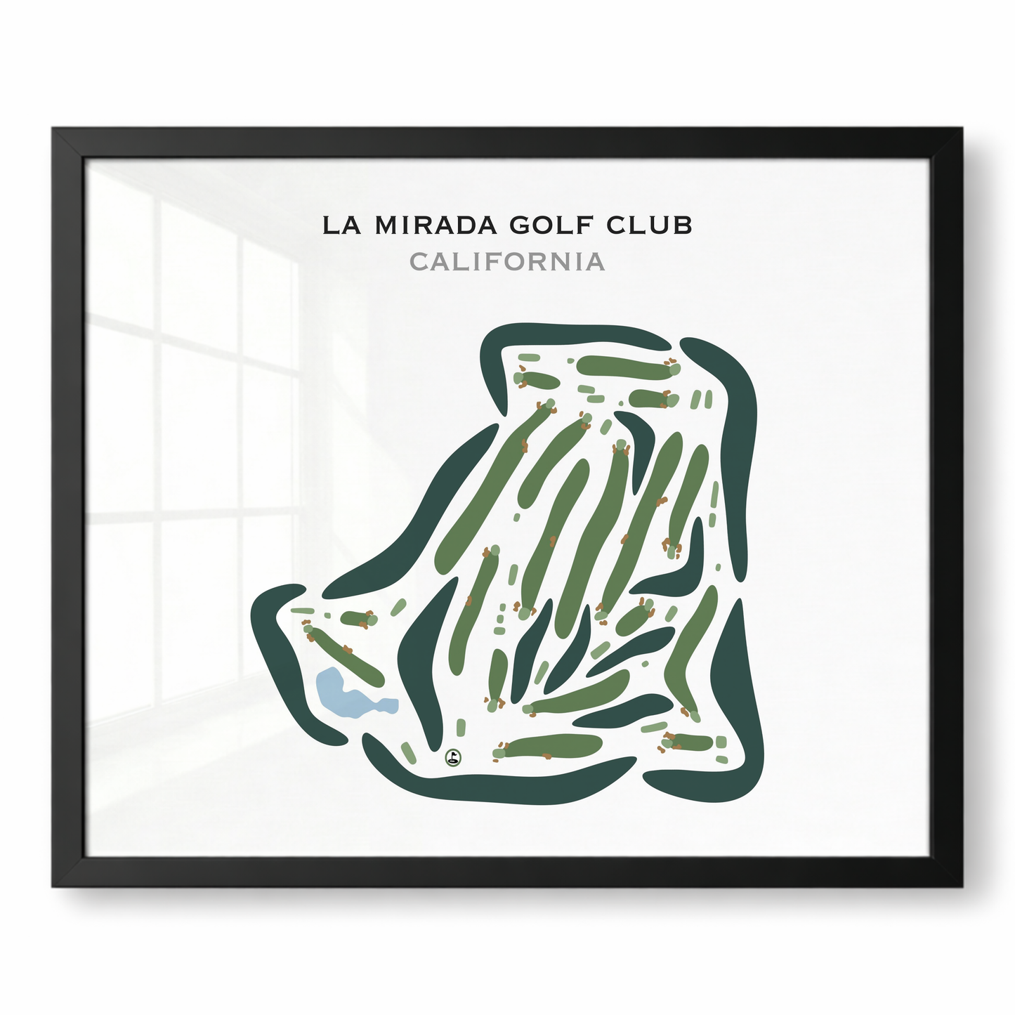 La Mirada Golf Club, California - Printed Golf Courses