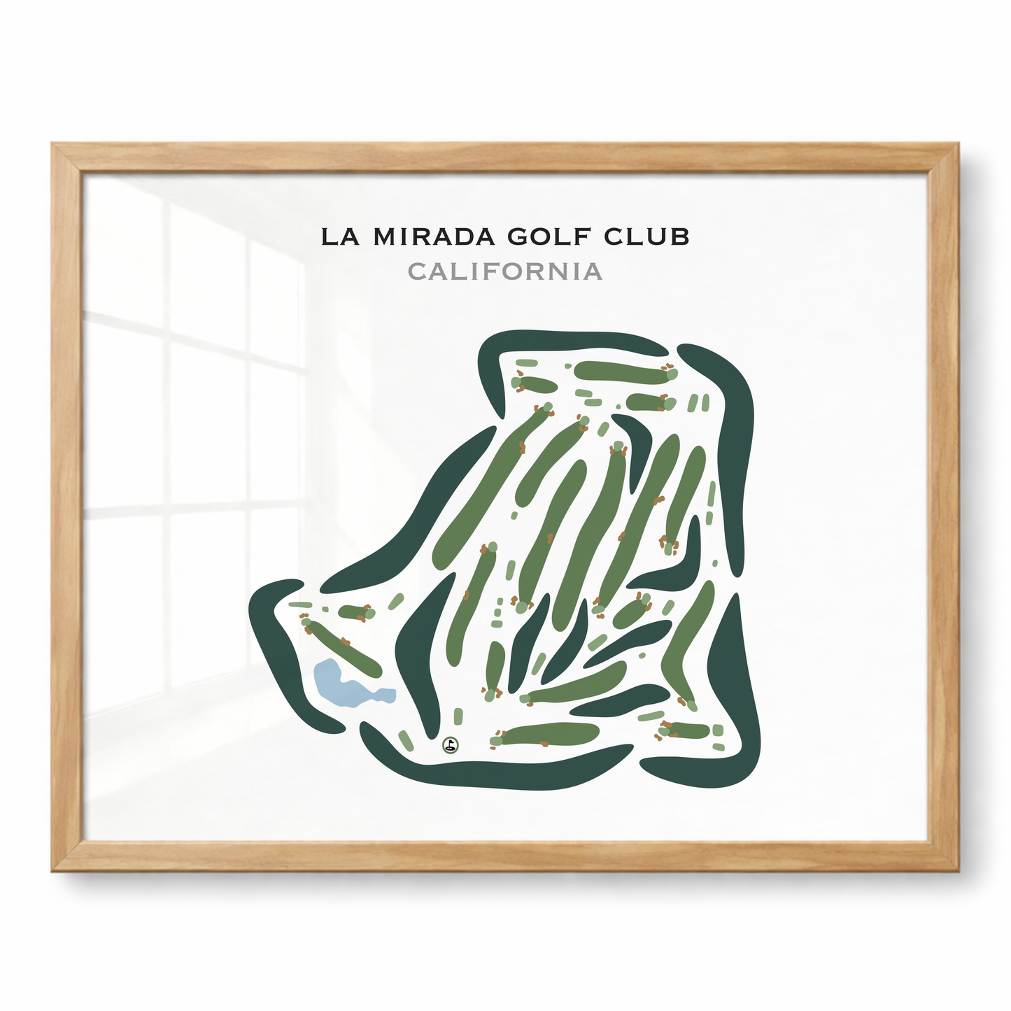 La Mirada Golf Club, California - Printed Golf Courses