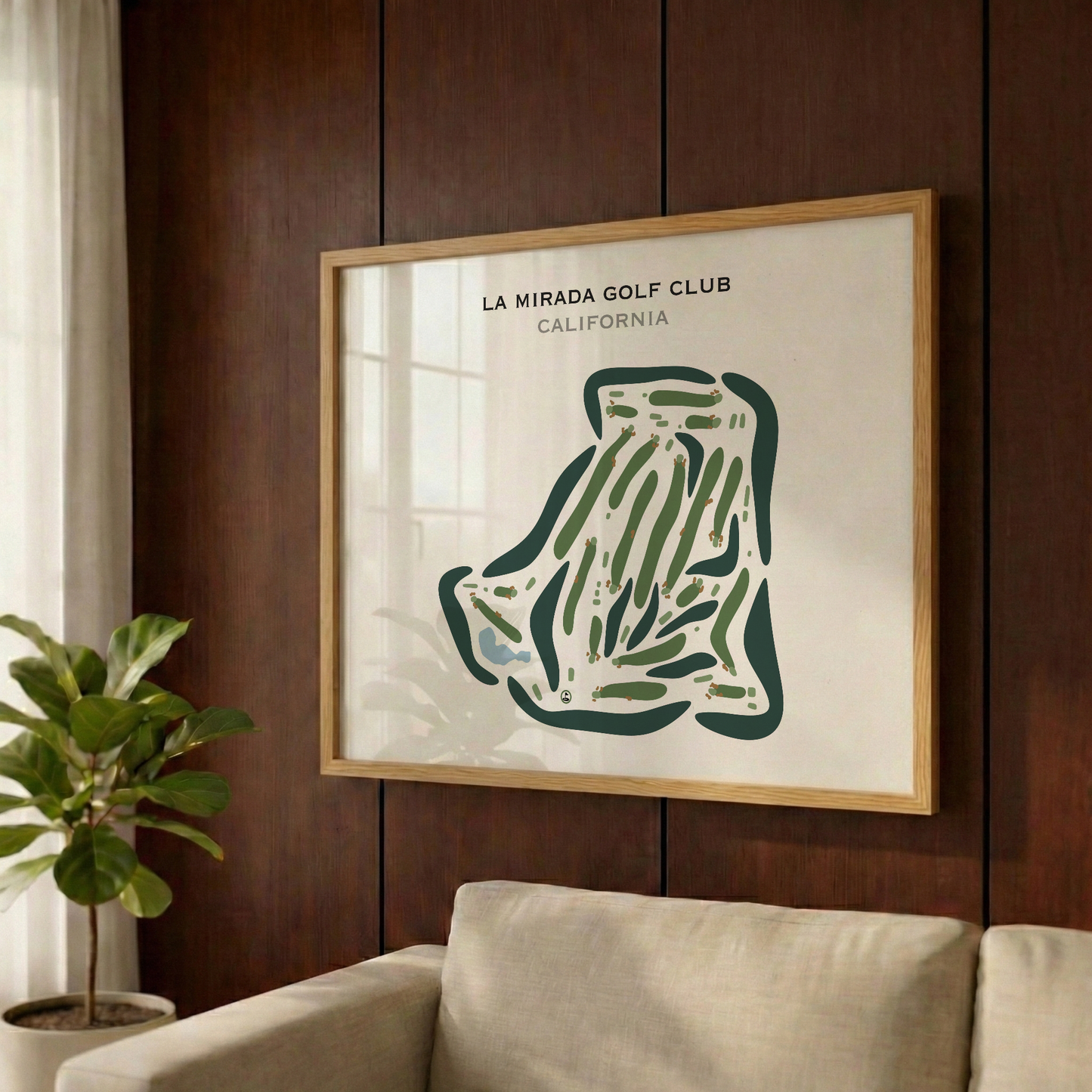 La Mirada Golf Club, California - Printed Golf Courses