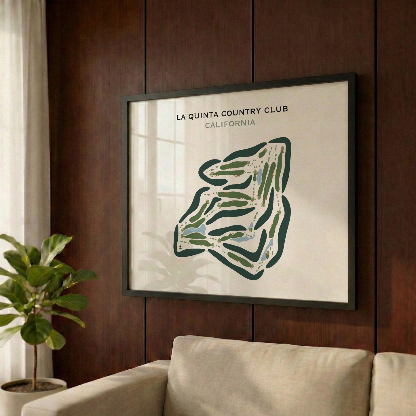 La Quinta Country Club, California - Printed Golf Courses