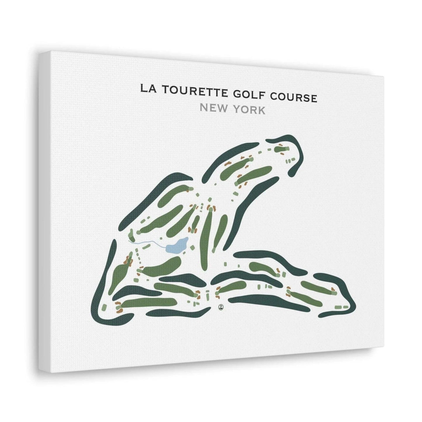 La Tourette Golf Course, New York - Printed Golf Course