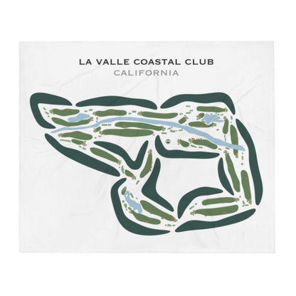 La Valle Coastal Club, California - Printed Golf Courses