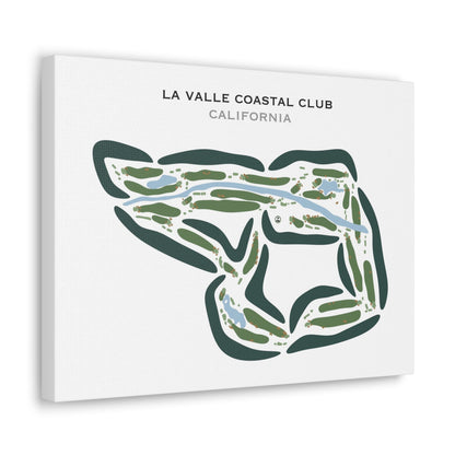 La Valle Coastal Club, California - Printed Golf Courses