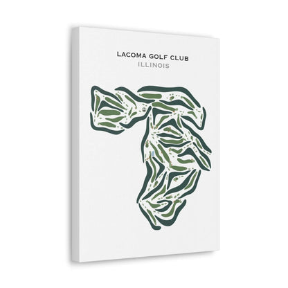 Lacoma Golf Club, Illinois - Printed Golf Courses