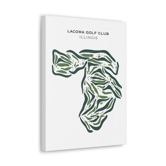 Lacoma Golf Club, Illinois - Printed Golf Courses