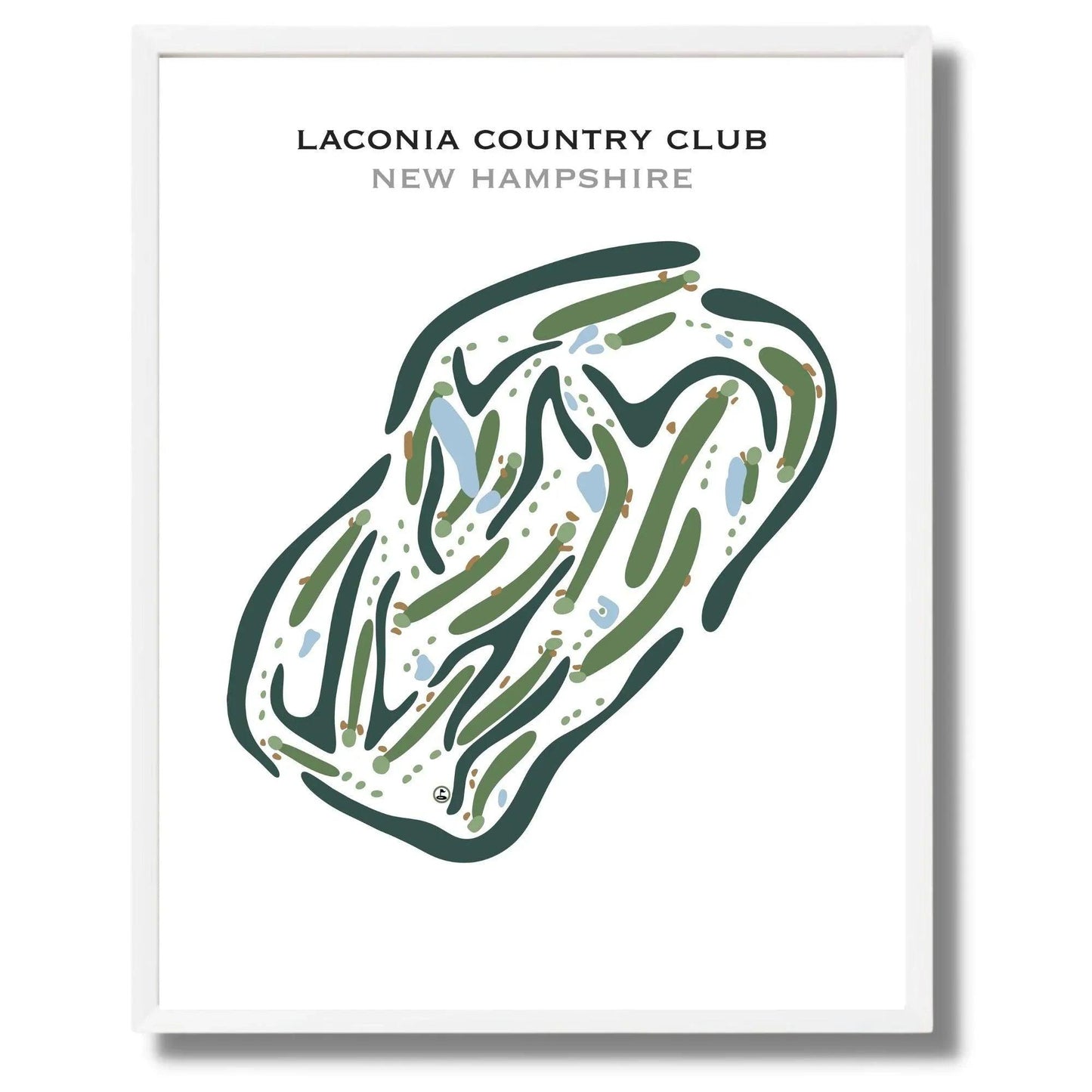 Laconia Country Club, New Hampshire - Printed Golf Courses