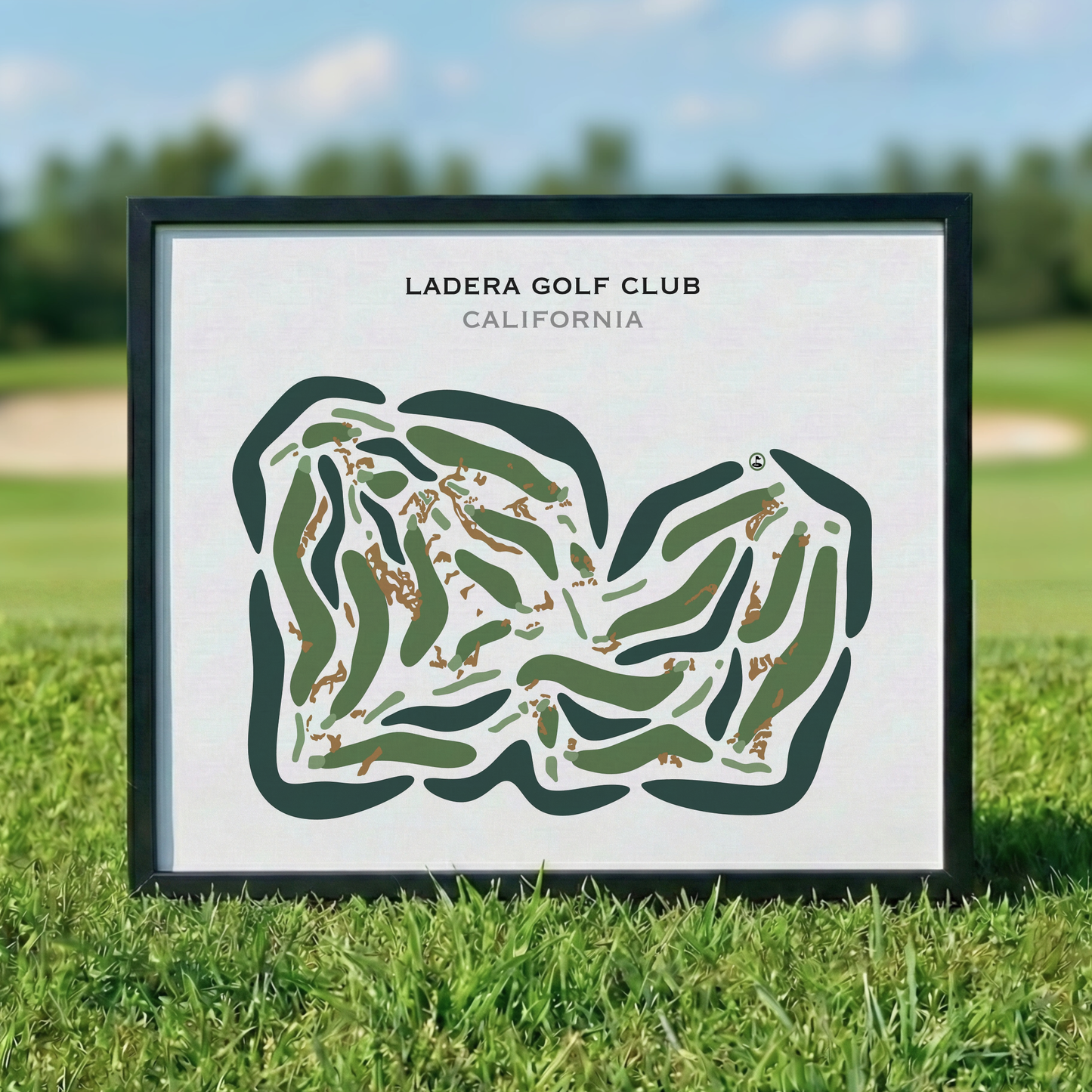Ladera Golf Club, California - Printed Golf Courses