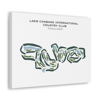 Laem Chabang International Country Club, Thailand - Printed Golf Courses