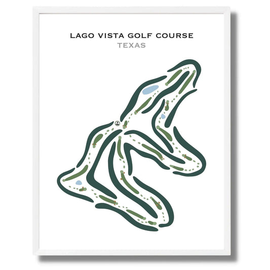 Lago Vista Golf Course, Texas - Printed Golf Courses