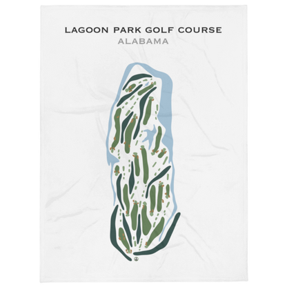 Lagoon Park Golf Course, Alabama - Printed Golf Courses