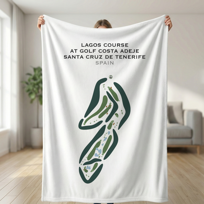 Lagos Course at Golf Costa Adeje Santa Cruz de Tenerife, Spain - Printed Golf Courses