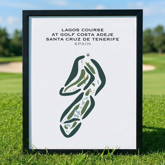 Lagos Course at Golf Costa Adeje Santa Cruz de Tenerife, Spain - Printed Golf Courses