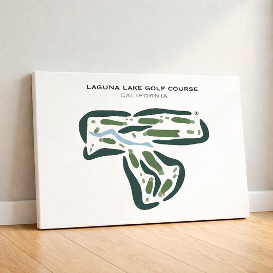 Laguna Lake Golf Course, California - Printed Golf Courses