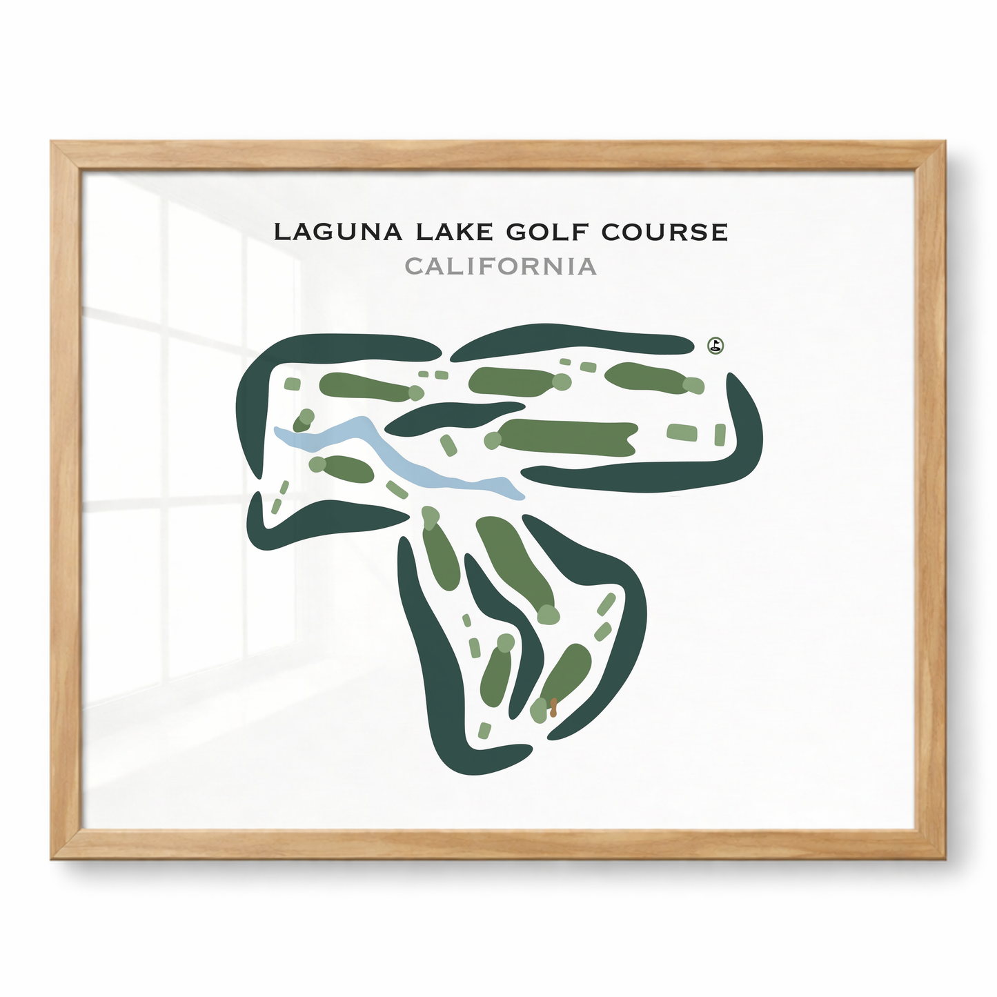 Laguna Lake Golf Course, California - Printed Golf Courses