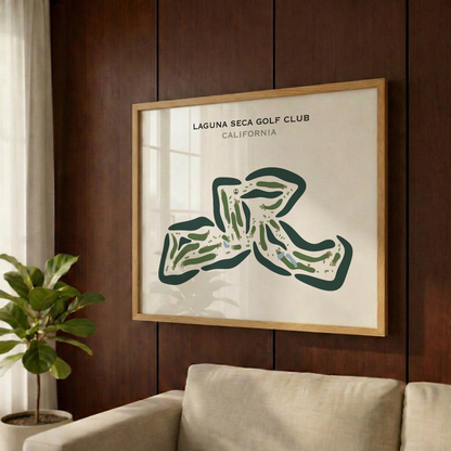 Laguna Seca Golf Club, California - Printed Golf Courses