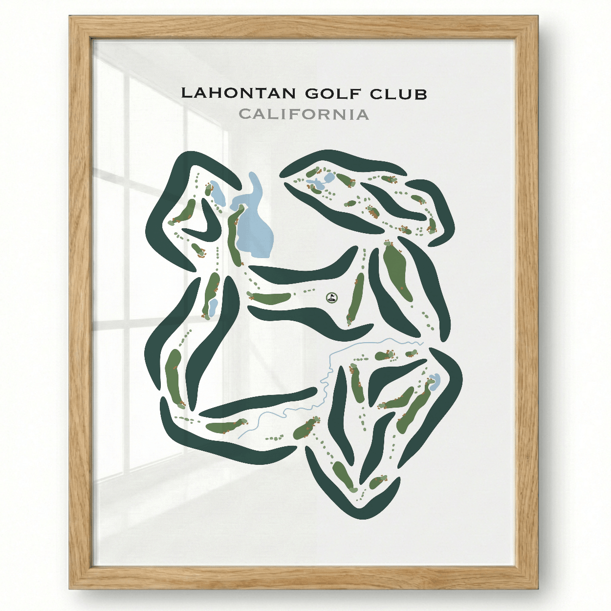 Lahontan Golf Club, California - Printed Golf Courses