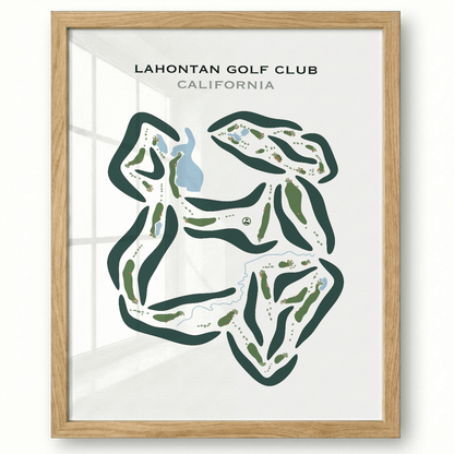 Lahontan Golf Club, California - Printed Golf Courses