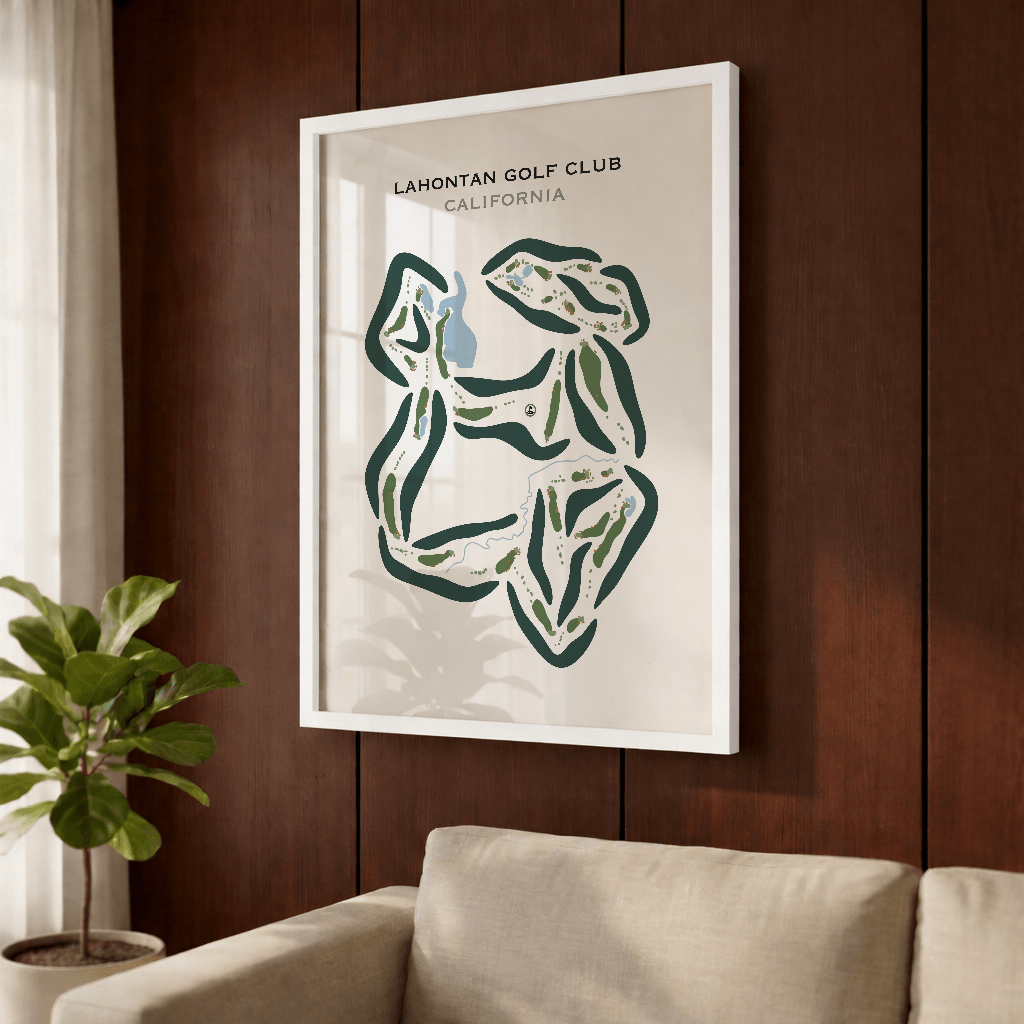 Lahontan Golf Club, California - Printed Golf Courses