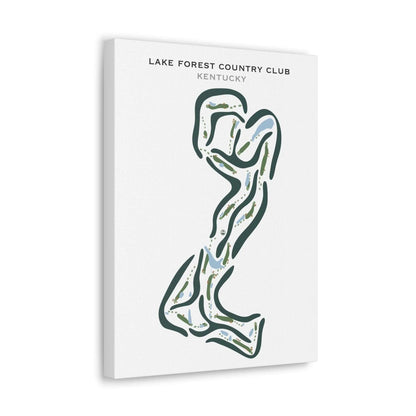 Lake Forest Country Club, Kentucky - Printed Golf Courses