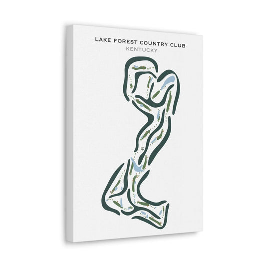 Lake Forest Country Club, Kentucky - Printed Golf Courses