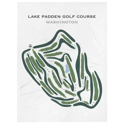 Lake Padden Golf Course, Washington - Printed Golf Courses