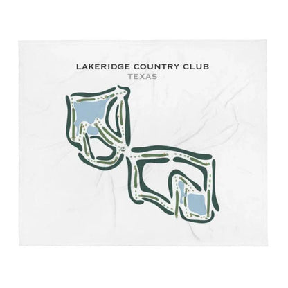 Lakeridge Country Club, Texas - Printed Golf Courses
