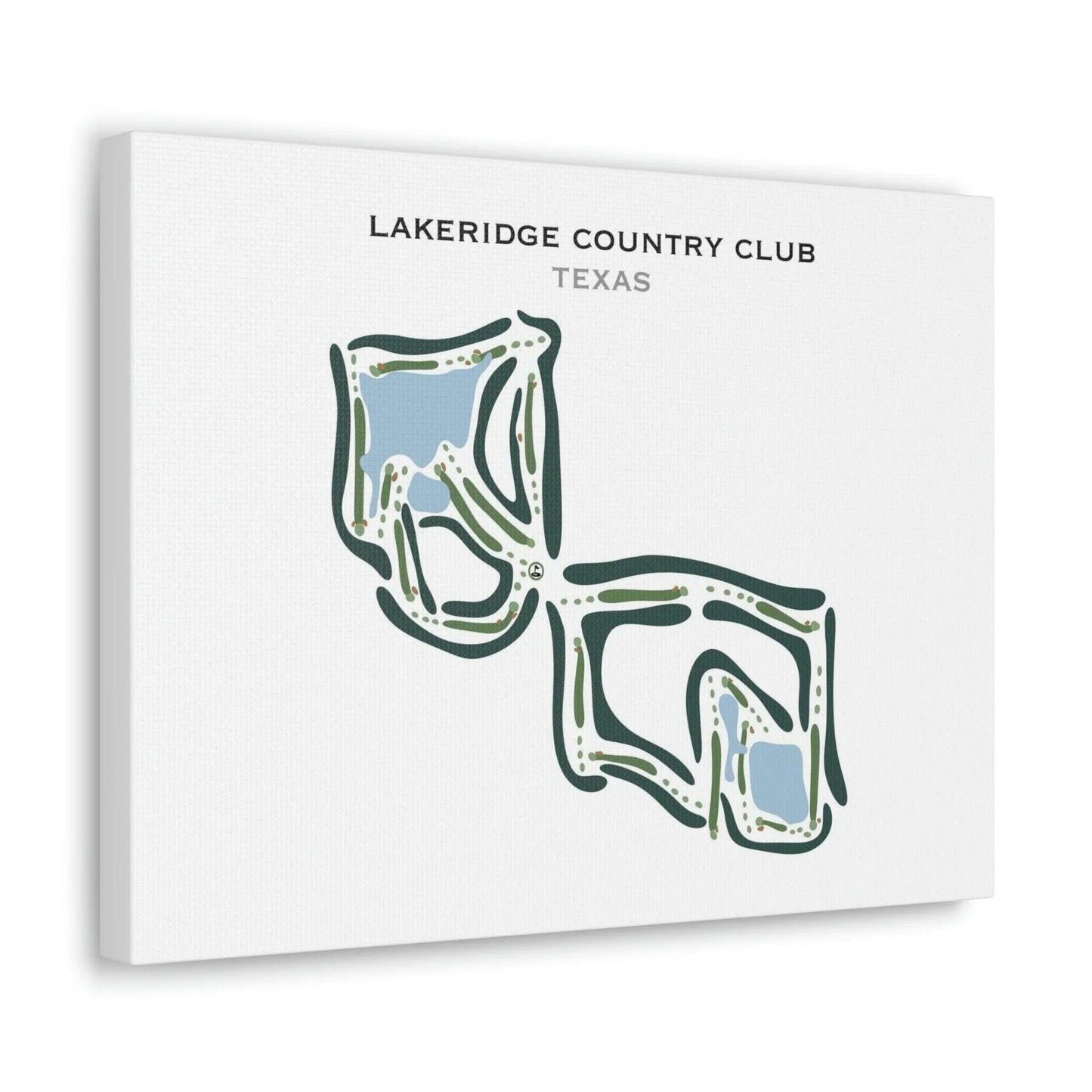 Lakeridge Country Club, Texas - Printed Golf Courses