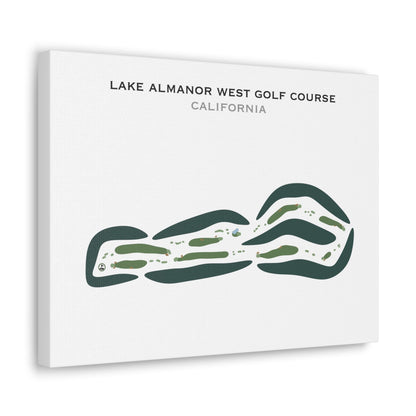 Lake Almanor West Golf Course, California - Printed Golf Courses