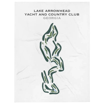 Lake Arrowhead Yacht & Country Club, Georgia - Printed Golf Course