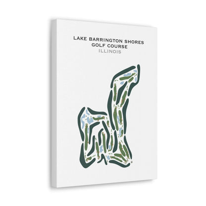 Lake Barrington Shores Golf Course, Illinois - Printed Golf Courses