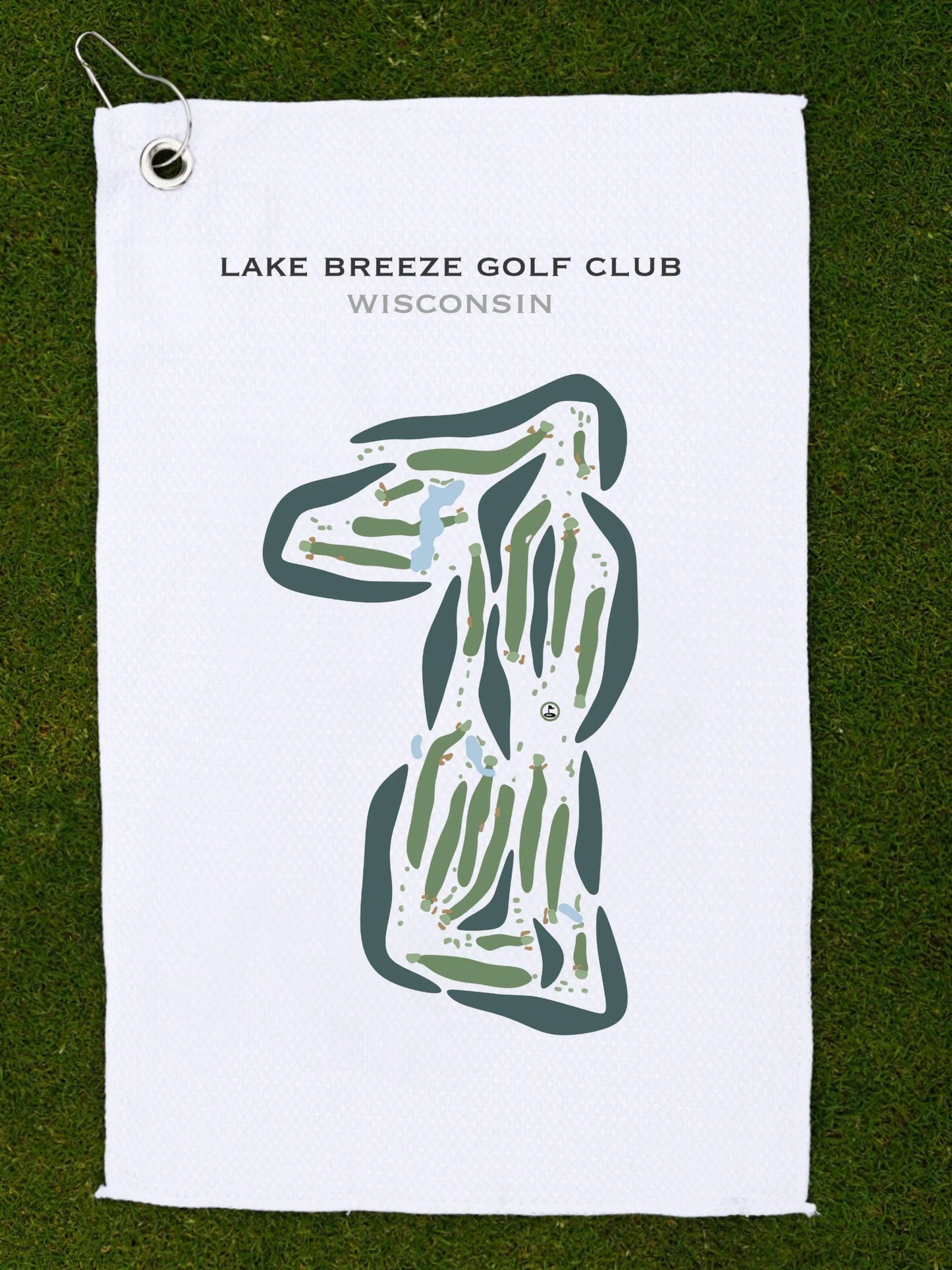 Lake Breeze Golf Club, Wisconsin - Printed Golf Courses