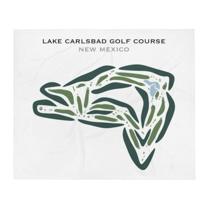 Lake Carlsbad Golf Course, New Mexico - Printed Golf Courses