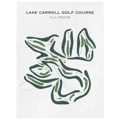 Lake Carroll Golf Course, Illinois - Printed Golf Course