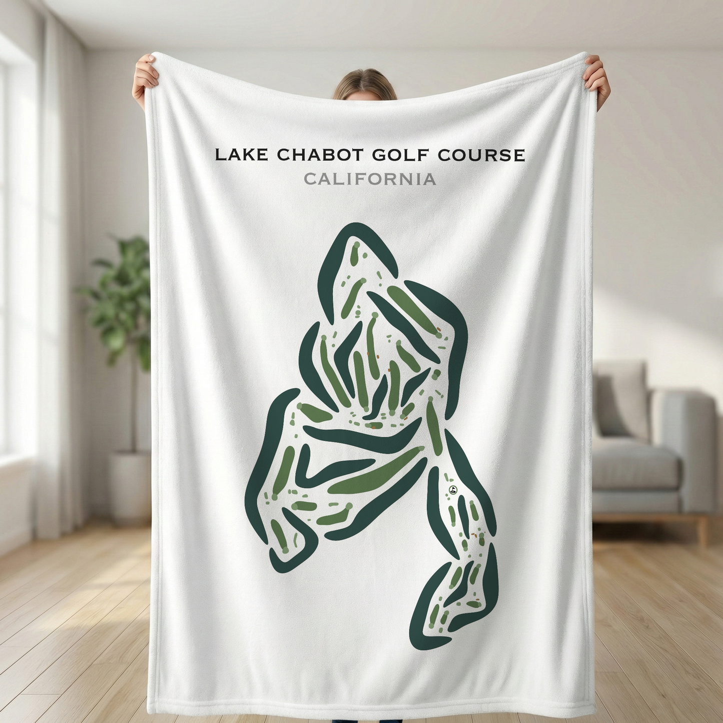 Lake Chabot Golf Course, California - Printed Golf Courses