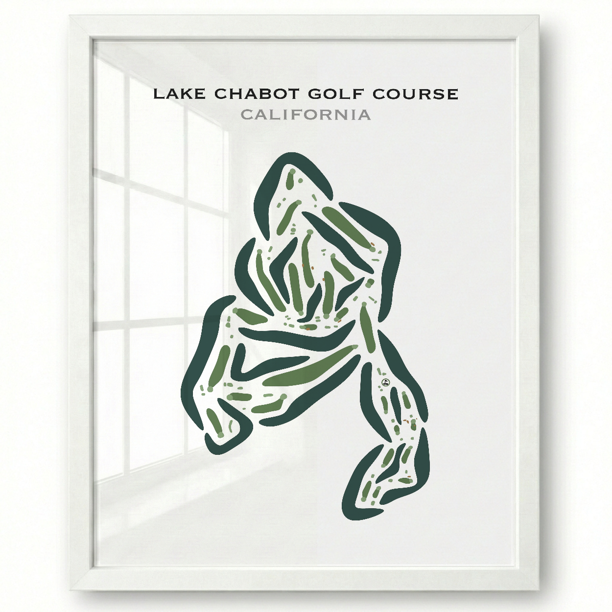 Lake Chabot Golf Course, California - Printed Golf Courses