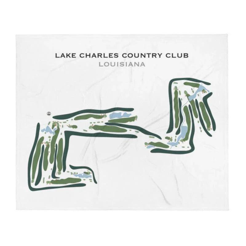 Lake Charles Country Club, Louisiana - Printed Golf Courses