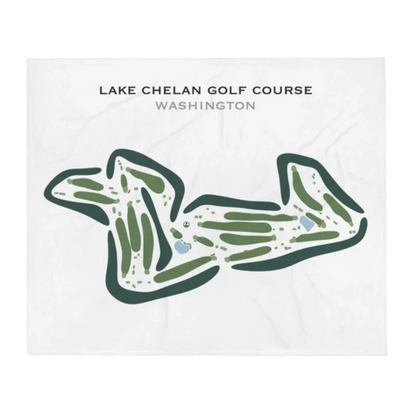 Lake Chelan Golf Course, Washington - Printed Golf Course