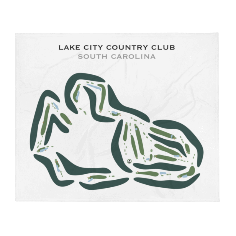 Lake City Country Club, South Carolina - Printed Golf Courses
