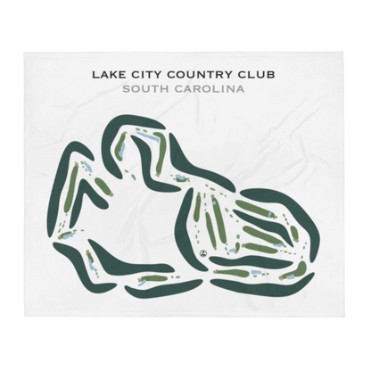 Lake City Country Club, South Carolina - Printed Golf Courses