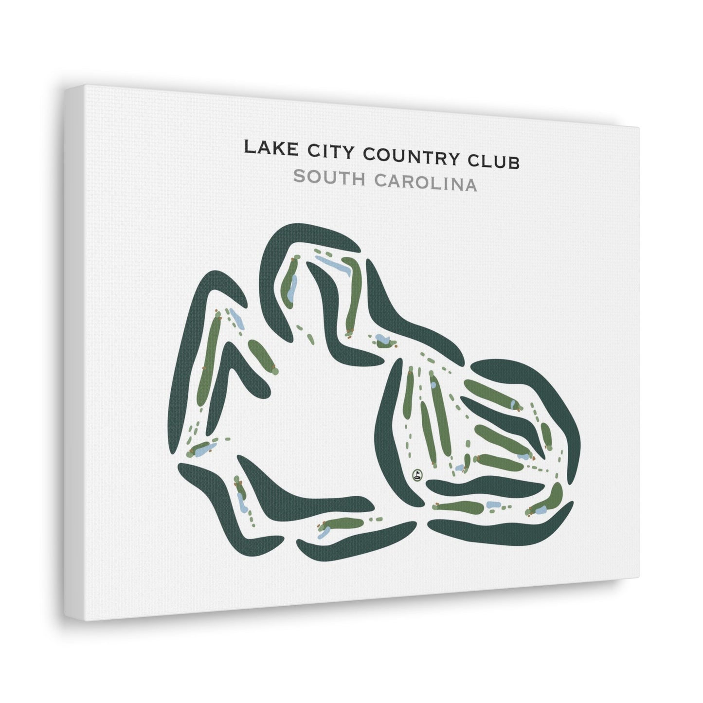 Lake City Country Club, South Carolina - Printed Golf Courses