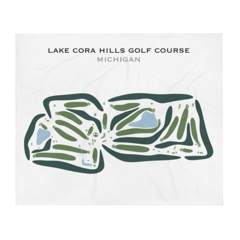 Lake Cora Hills Golf Course, Michigan - Printed Golf Courses