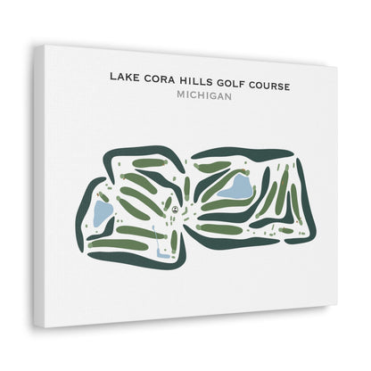Lake Cora Hills Golf Course, Michigan - Printed Golf Courses