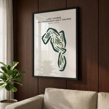 Lake Course at Chautauqua Golf Course, New York - Printed Golf Courses