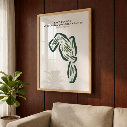 Lake Course at Chautauqua Golf Course, New York - Printed Golf Courses