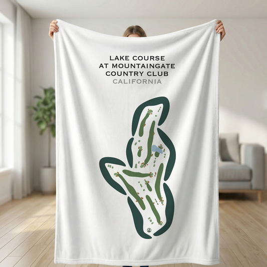 Lake Course at Mountain Gate Country Club, California - Printed Golf Courses