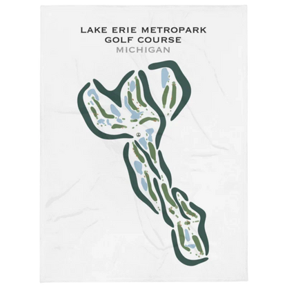 Lake Erie Metropark Golf Course, Michigan - Printed Golf Courses